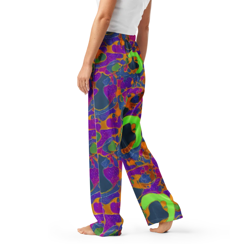 Vivid Bioform on Women's Pajama Pants — Left
