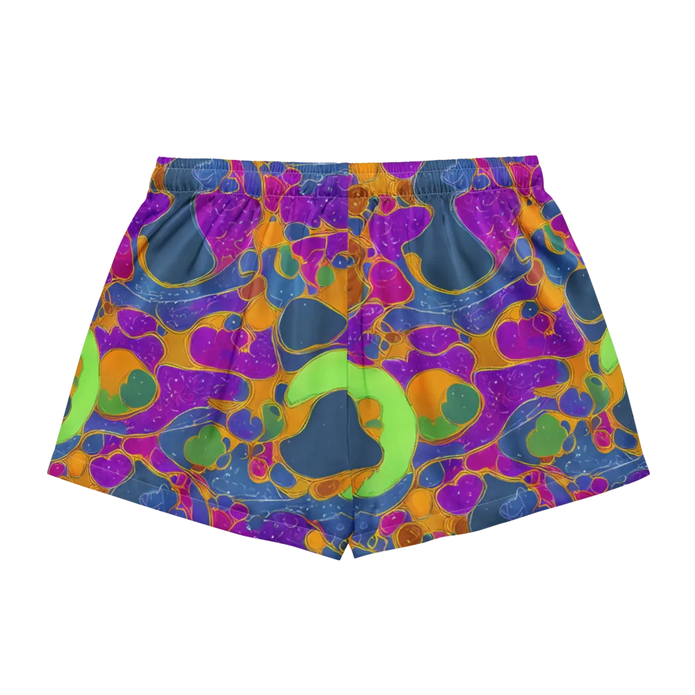 Vivid Bioform on Women's Pajama Shorts — Back