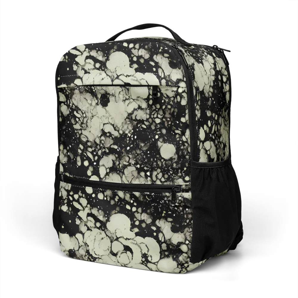 Inkstone Bloom on Utility Backpack — Left Front