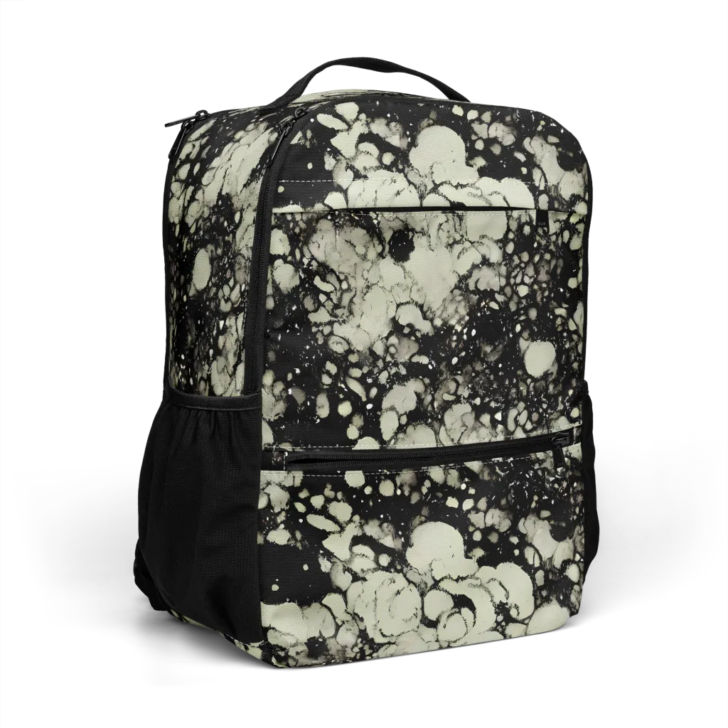 Inkstone Bloom on Utility Backpack — Right Front