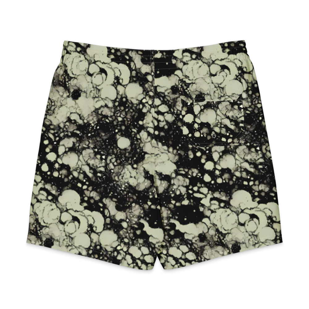 Inkstone Bloom on Men's Board Shorts — Back
