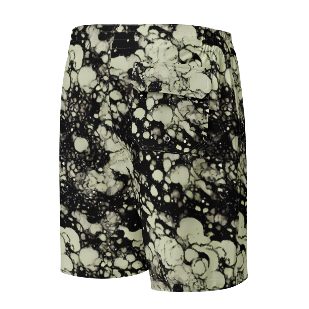 Inkstone Bloom on Men's Board Shorts — Back