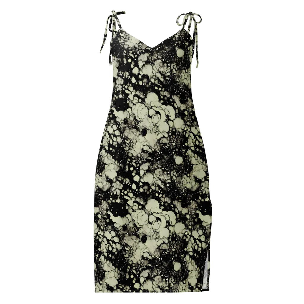 Inkstone Bloom on Slip Dress — Front