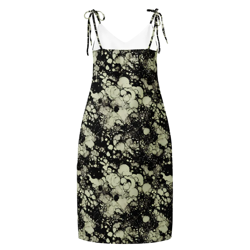 Inkstone Bloom on Slip Dress — Back