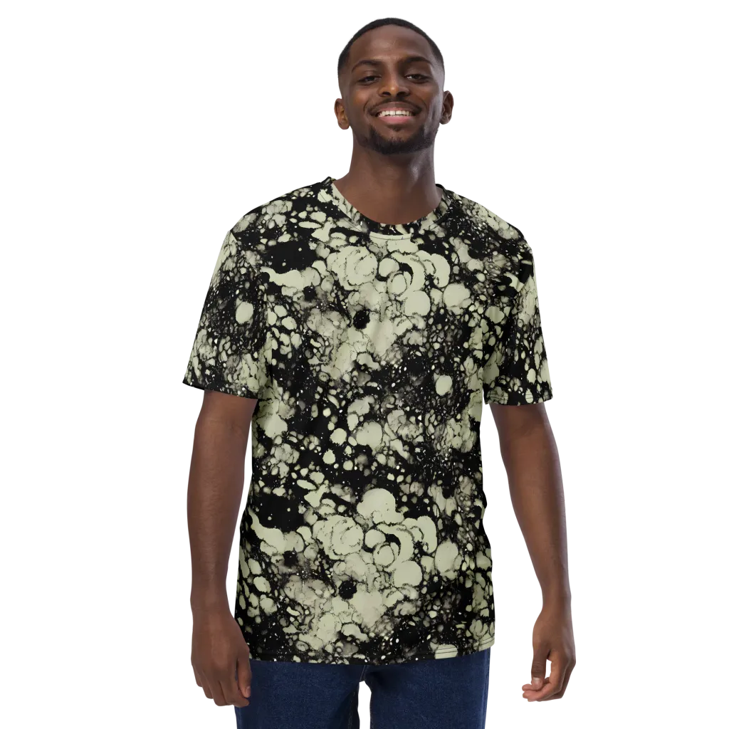 Inkstone Bloom on Men's Crew Neck T-Shirt — Front