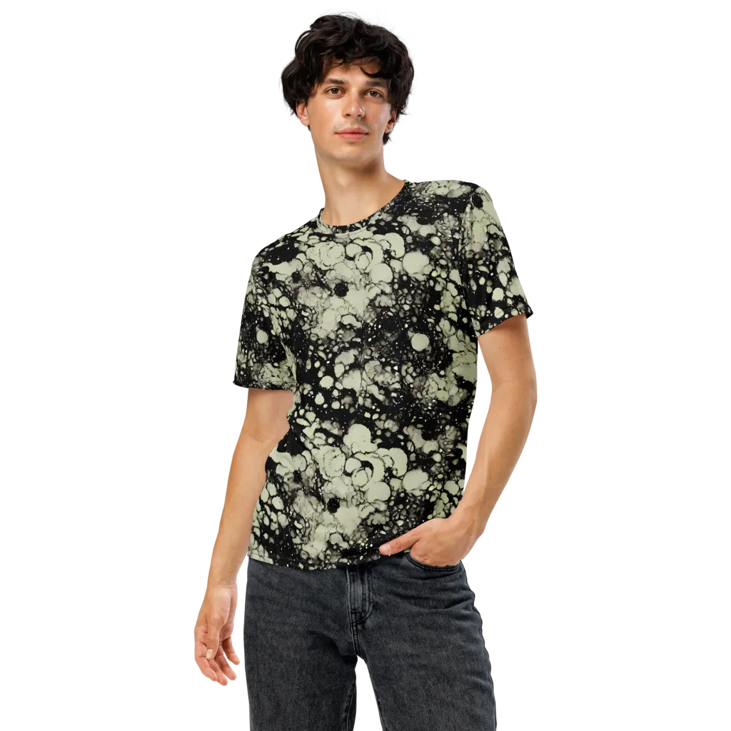 Inkstone Bloom on Men's Crew Neck T-Shirt — Front