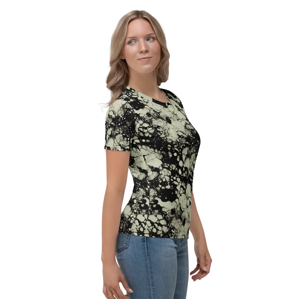 Inkstone Bloom on Women's Crew Neck T-Shirt — Right