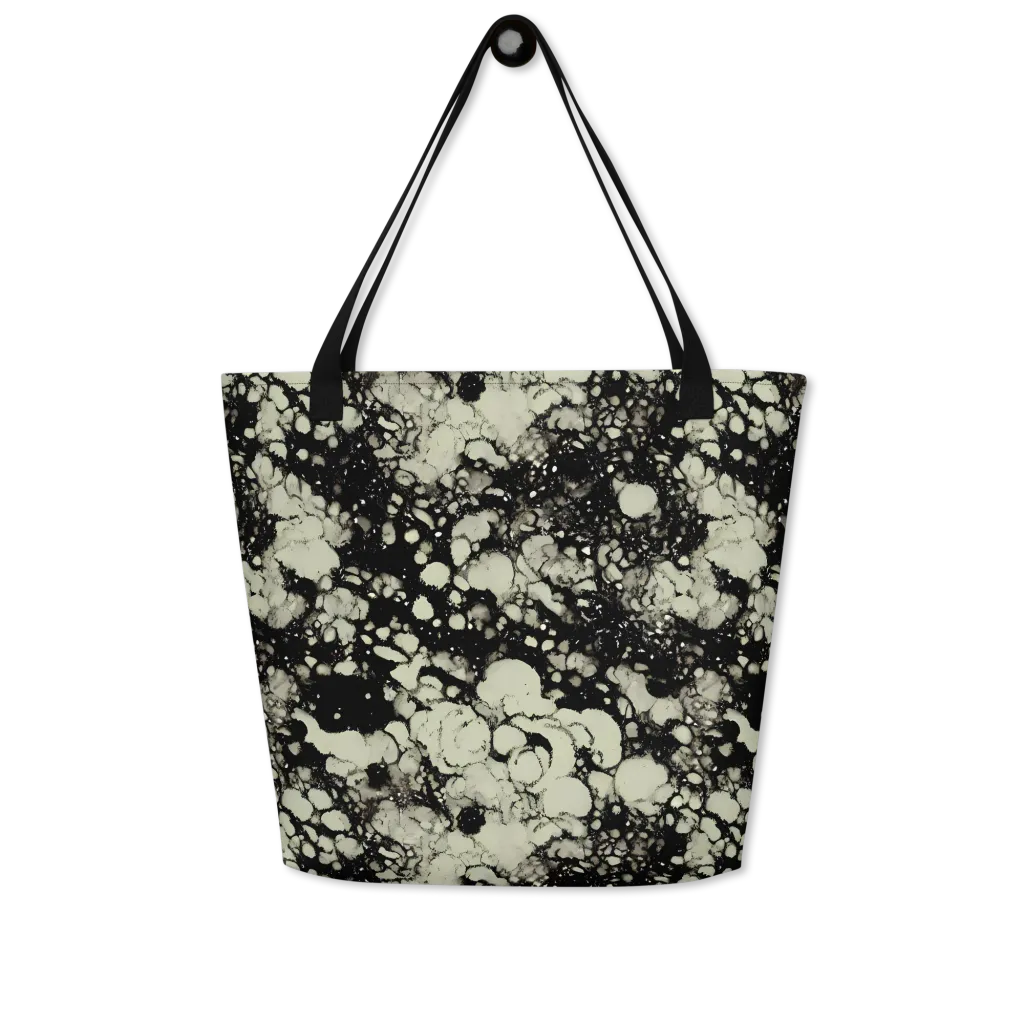 Inkstone Bloom on Large Tote Bag W/ Pocket — Front