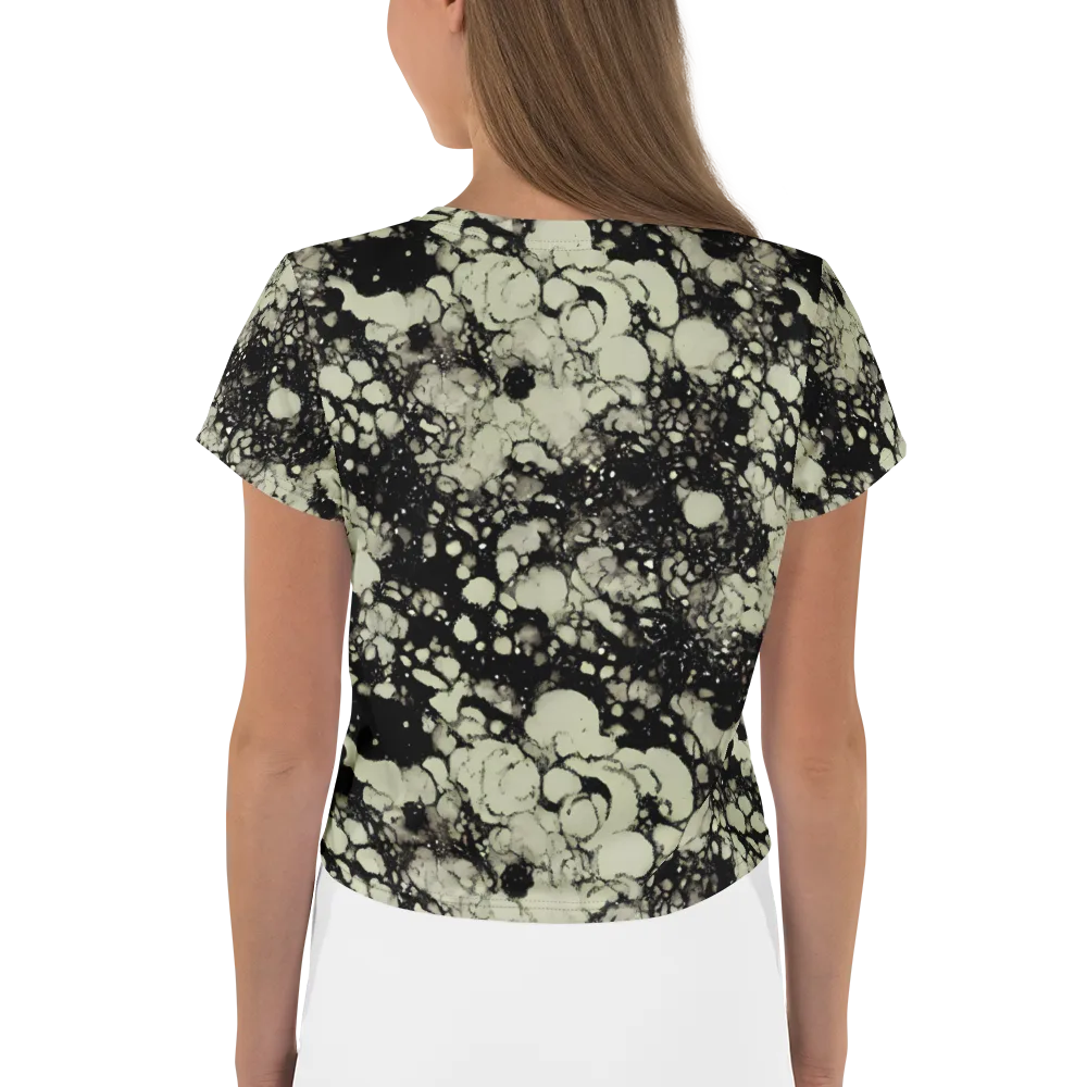Inkstone Bloom on Crop Tee — Back