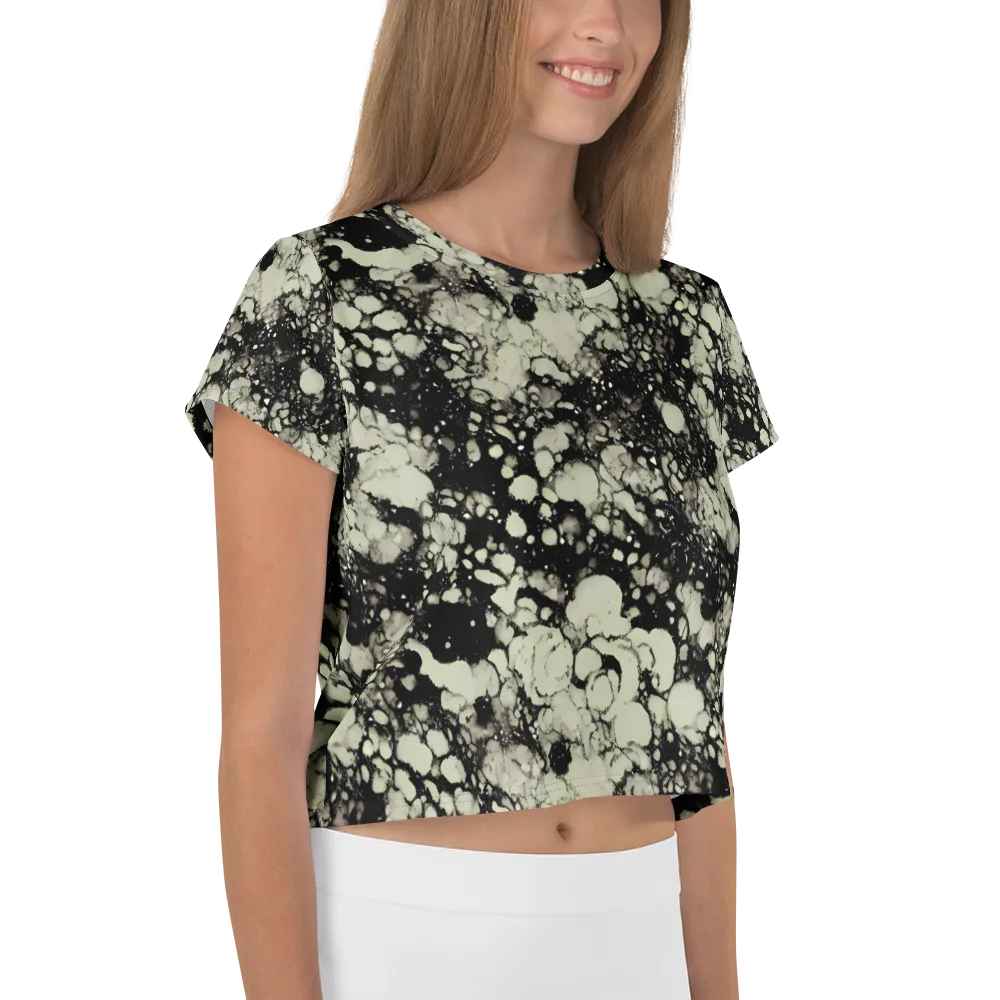 Inkstone Bloom on Crop Tee — Right
