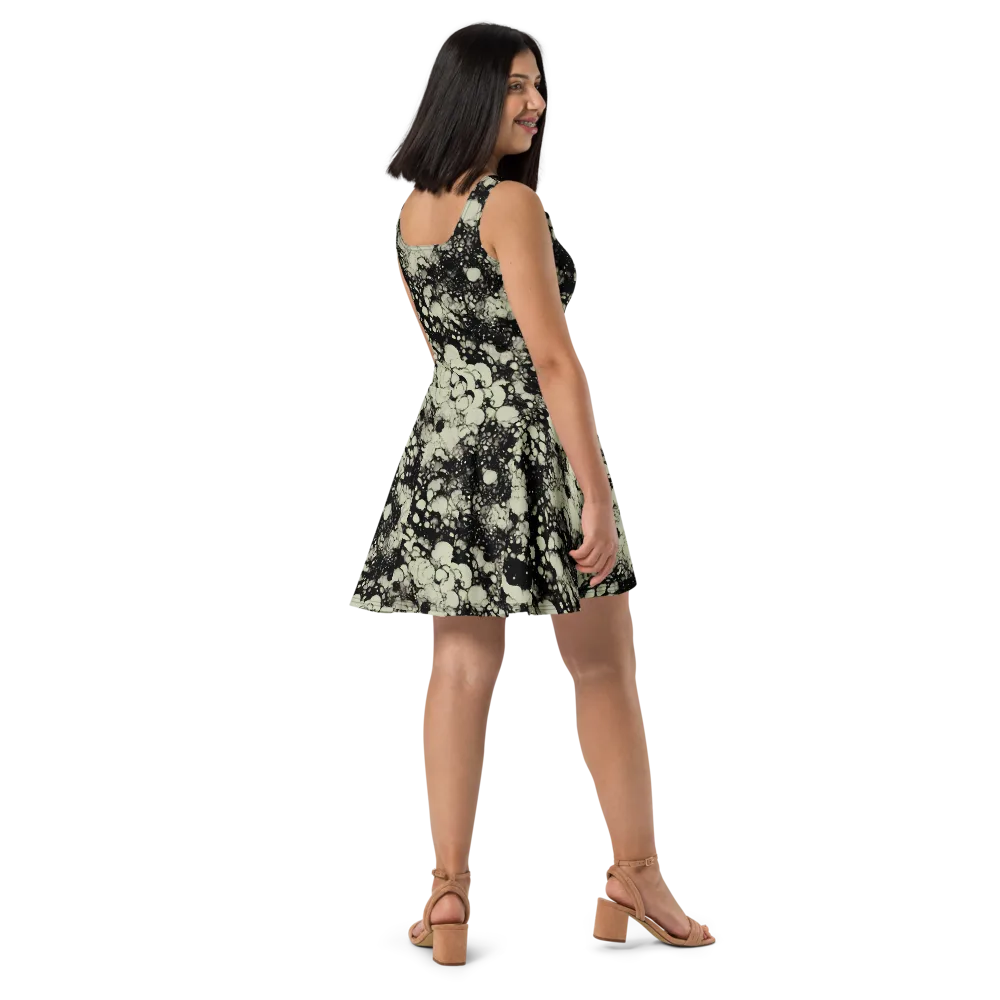Inkstone Bloom on Skater Dress — Right