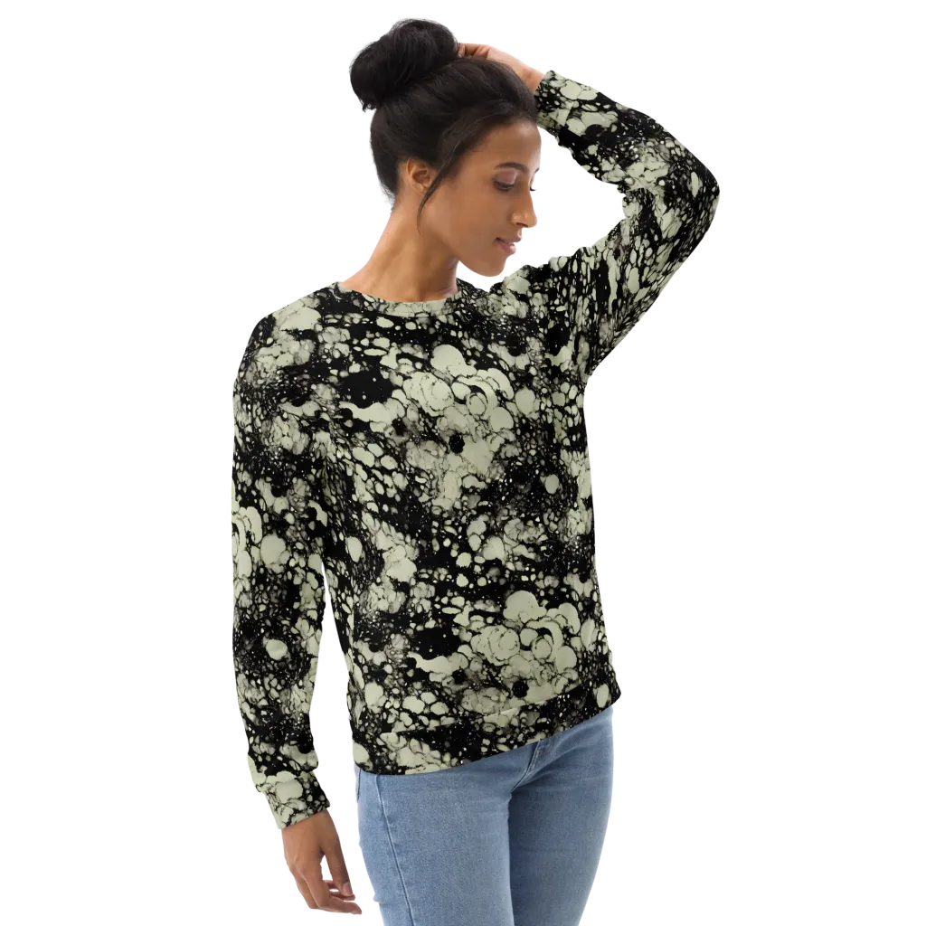 Inkstone Bloom on Sweatshirt — Right Front