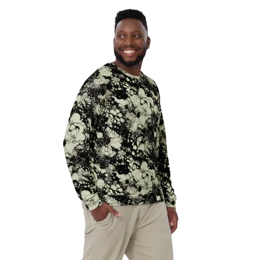 Inkstone Bloom on a Sweatshirt