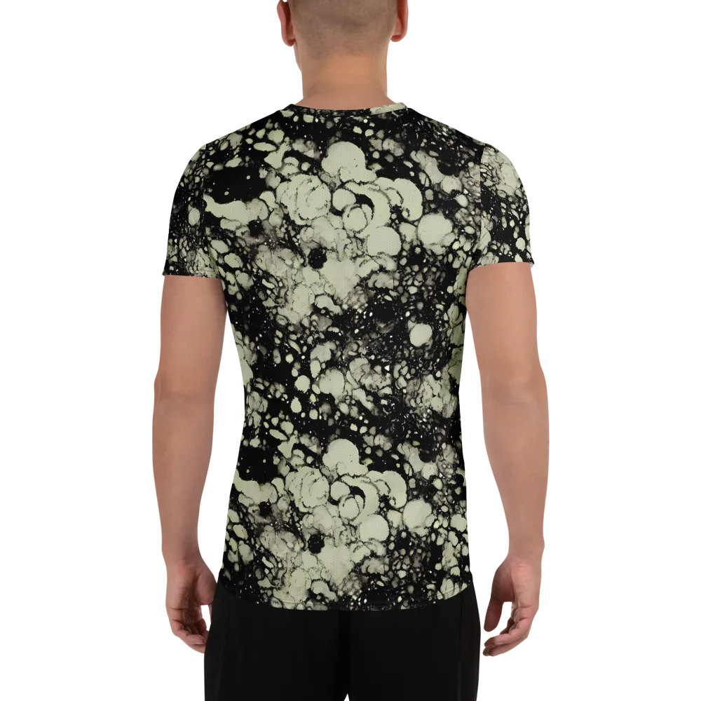Inkstone Bloom on Men's Athletic T-Shirt — Back