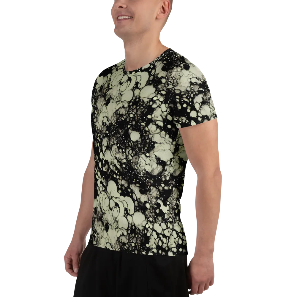 Inkstone Bloom on Men's Athletic T-Shirt — Left