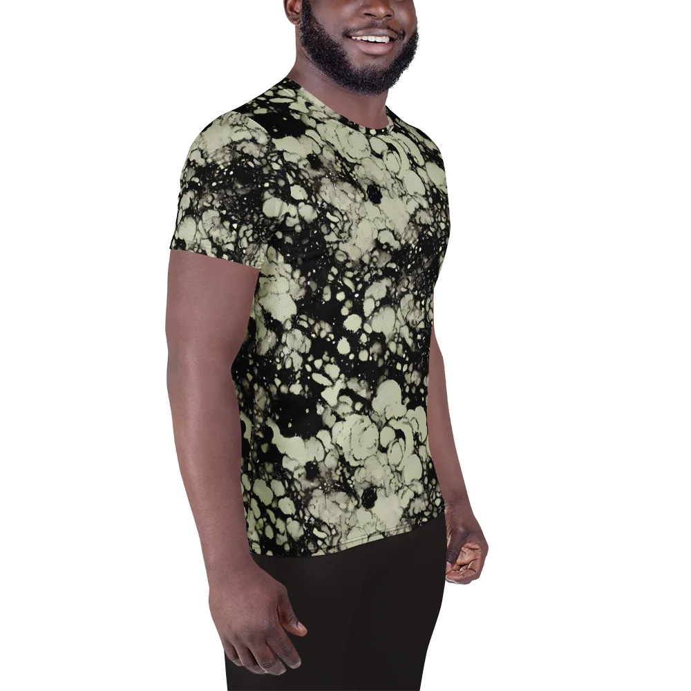 Inkstone Bloom on Men's Athletic T-Shirt — Right