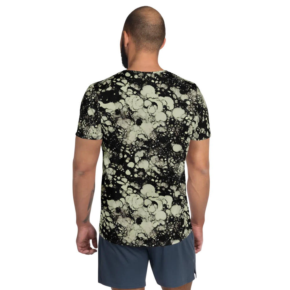 Inkstone Bloom on Men's Athletic T-Shirt — Back
