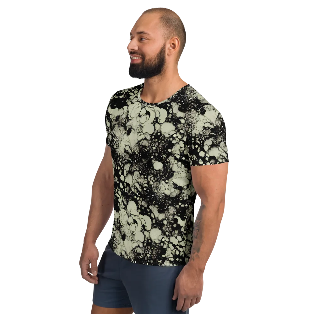 Inkstone Bloom on Men's Athletic T-Shirt — Left