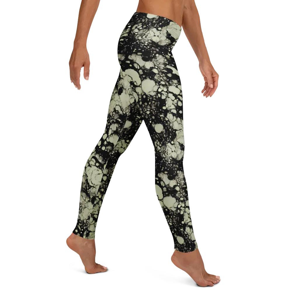 Inkstone Bloom on Leggings — Right