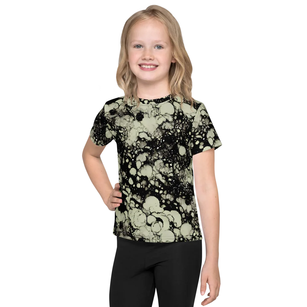 Inkstone Bloom on Kids Crew Neck T-Shirt — Front