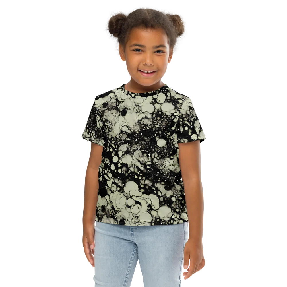Inkstone Bloom on Kids Crew Neck T-Shirt — Front