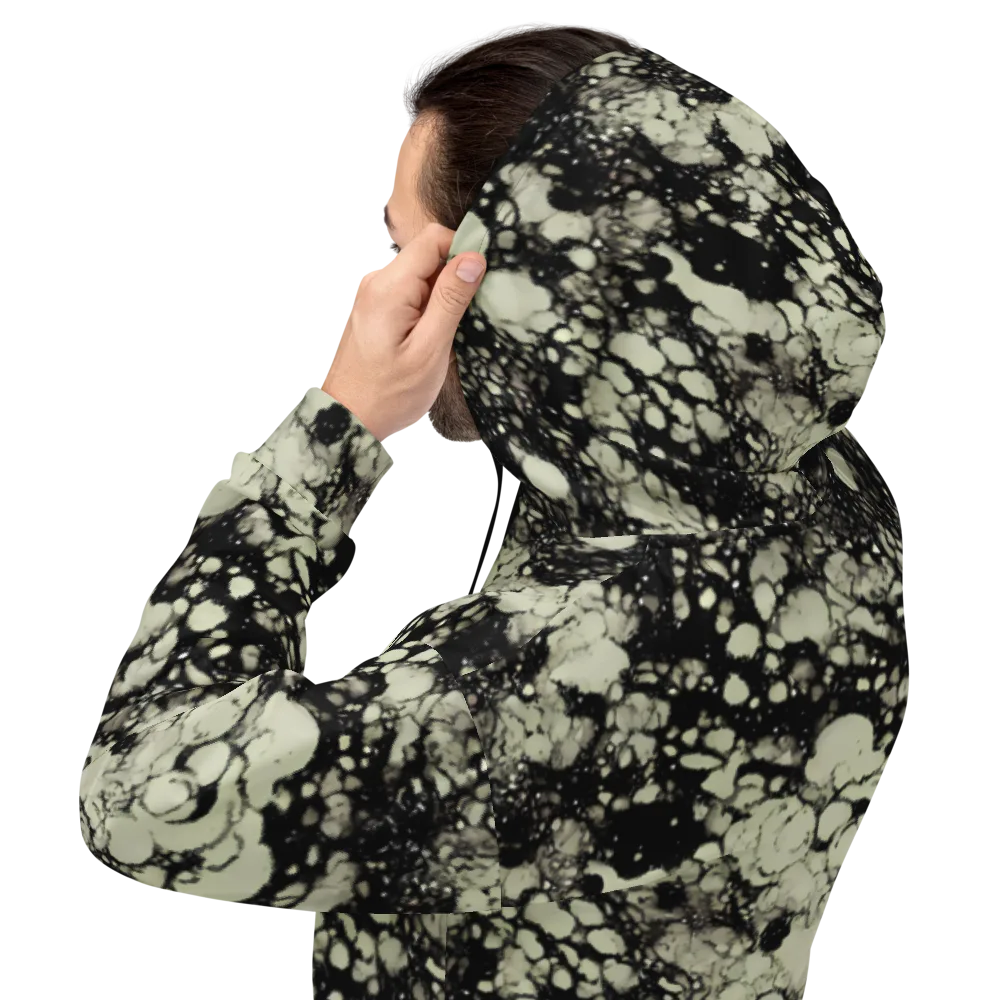 Inkstone Bloom on Hoodie — Back