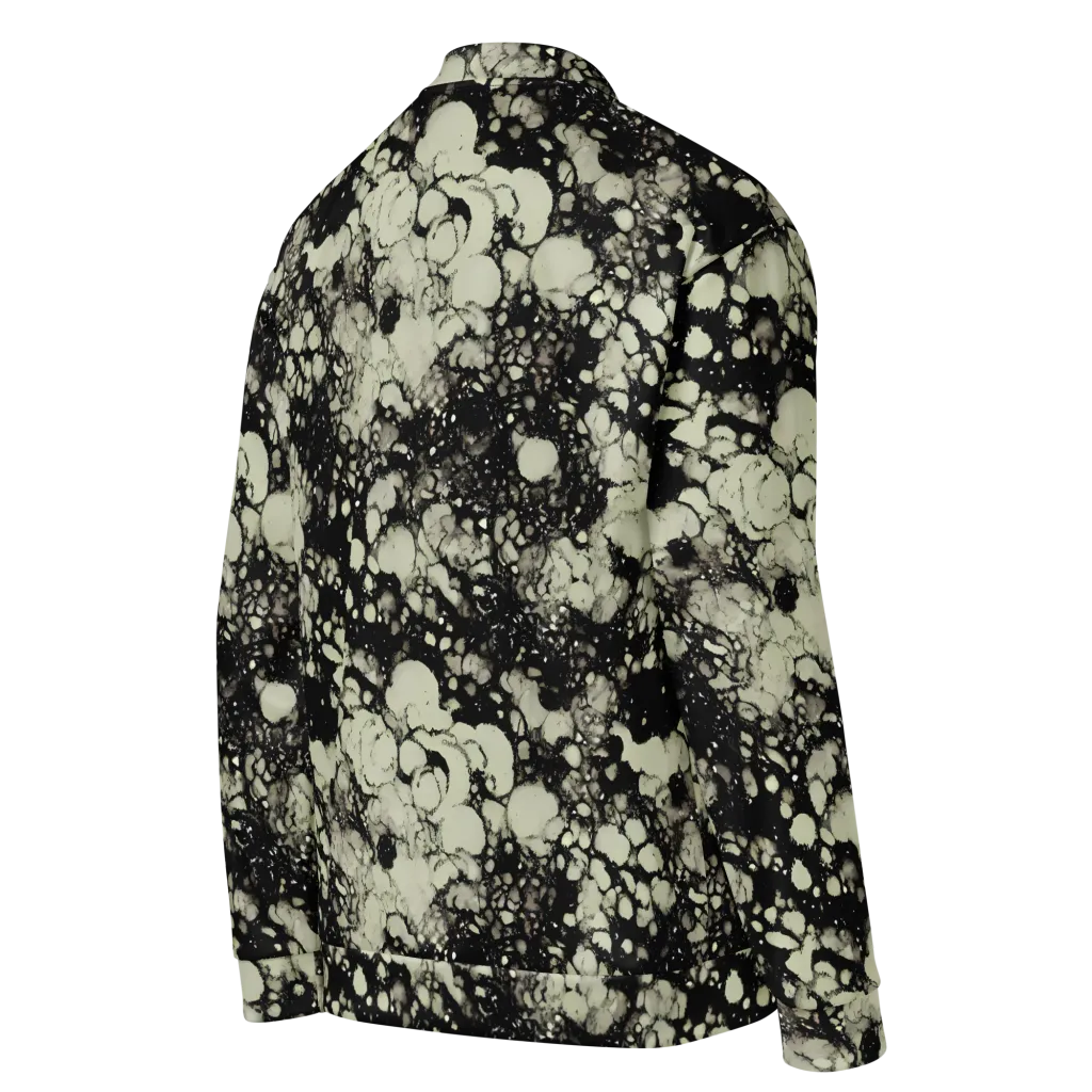 Inkstone Bloom on Bomber Jacket — Right Back