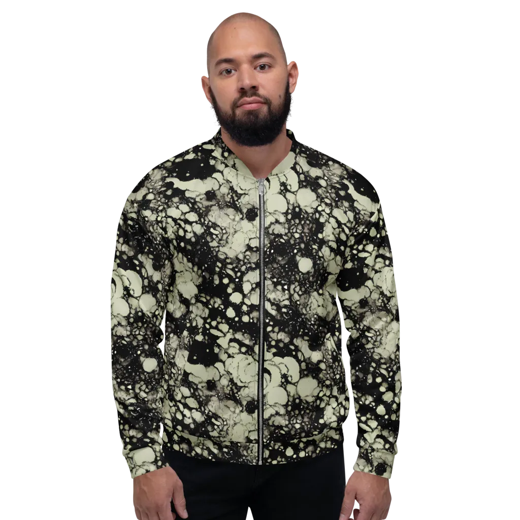Inkstone Bloom on Bomber Jacket — Front