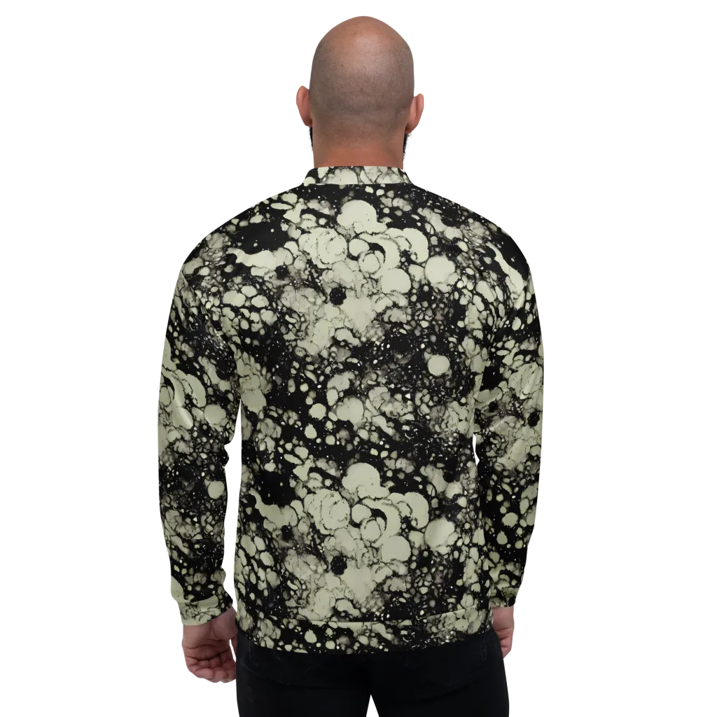 Inkstone Bloom on Bomber Jacket — Back