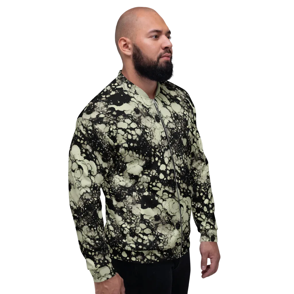 Inkstone Bloom on Bomber Jacket — Right
