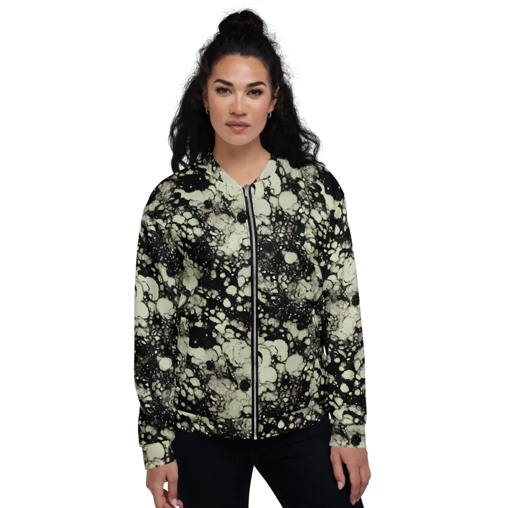 Inkstone Bloom on Bomber Jacket — Front