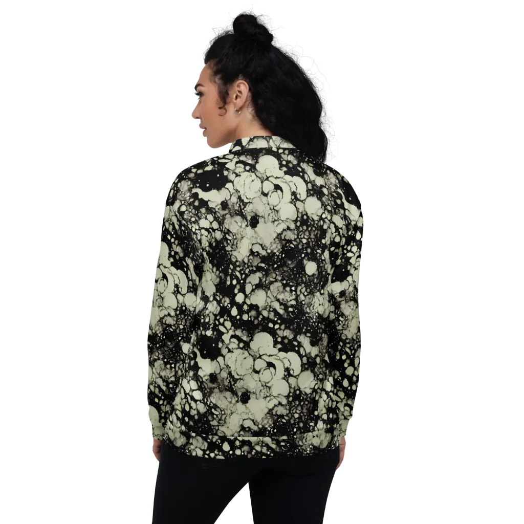 Inkstone Bloom on Bomber Jacket — Back