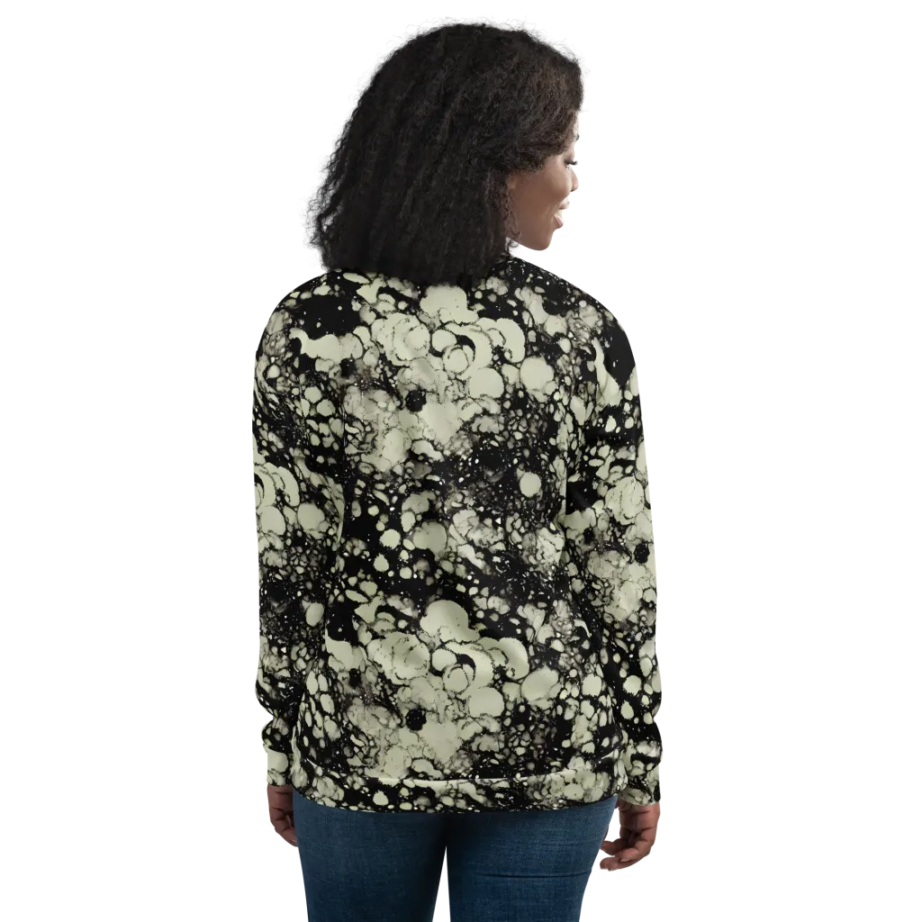 Inkstone Bloom on Bomber Jacket — Back