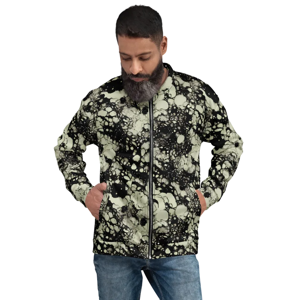 Inkstone Bloom on Bomber Jacket — Front
