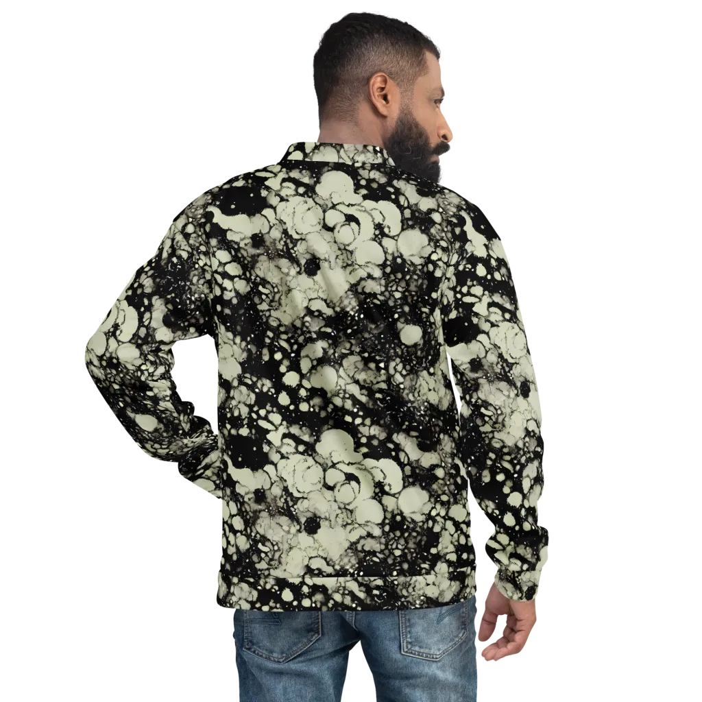 Inkstone Bloom on Bomber Jacket — Back