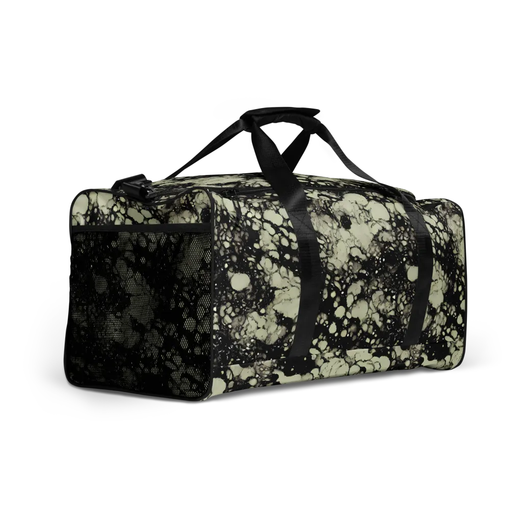 Inkstone Bloom on Duffle Bag — Right Front