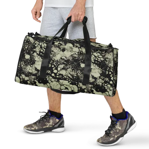Inkstone Bloom on a Duffle Bag
