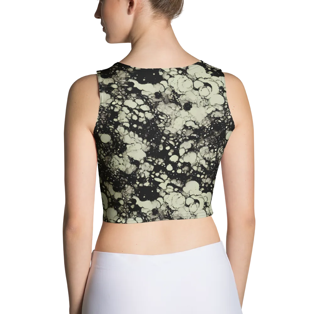Inkstone Bloom on Crop Top — Back