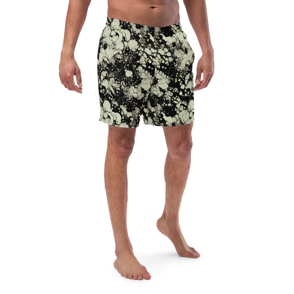 Inkstone Bloom on Swim Trunks — Front
