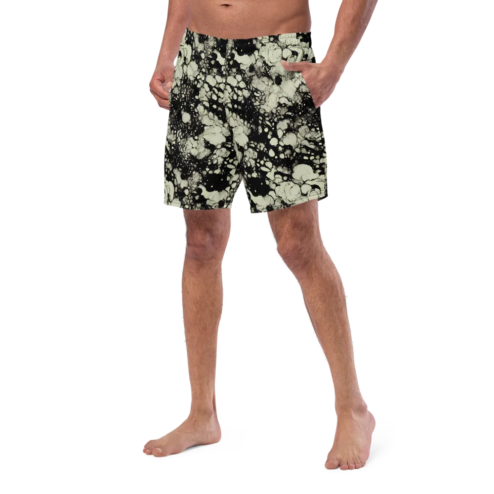 Inkstone Bloom on Swim Trunks — Left Front