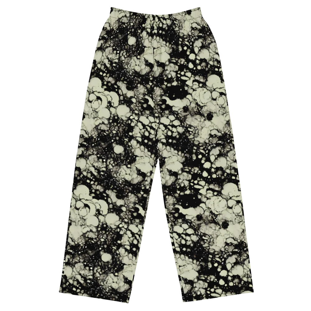 Inkstone Bloom on Wide-Leg Pants — Front