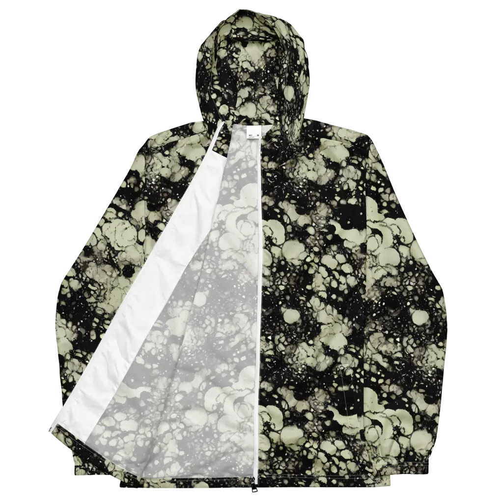 Inkstone Bloom on Men's Windbreaker — Front