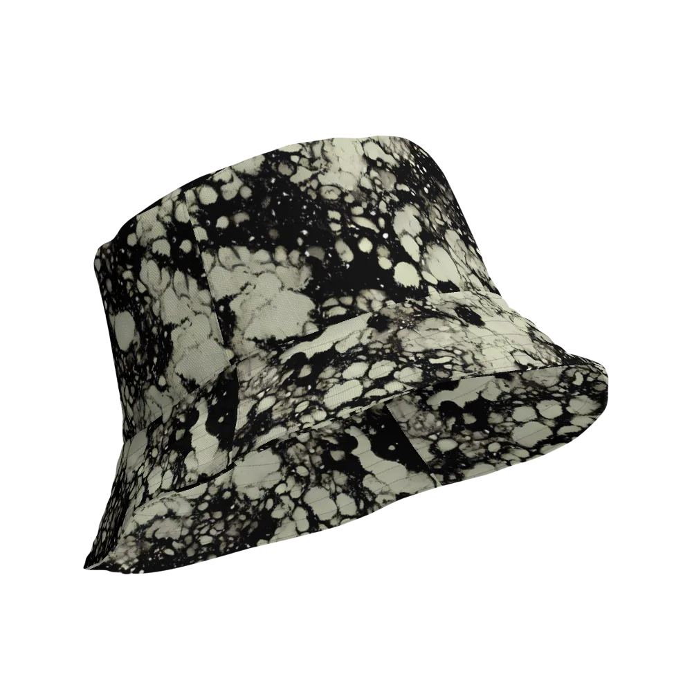 Inkstone Bloom on Reversible Bucket Hat — Product details Outside