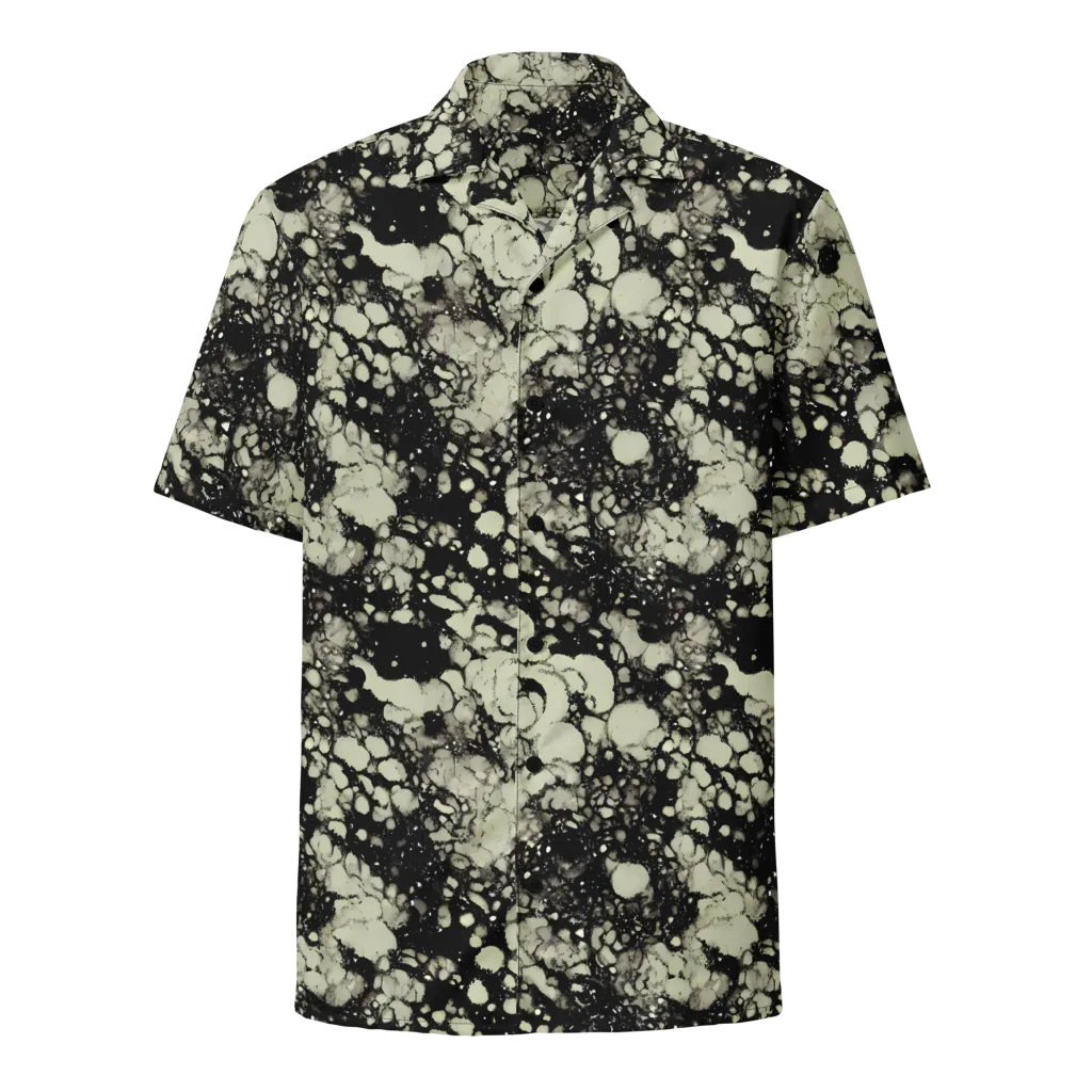Inkstone Bloom on Button Shirt — Front