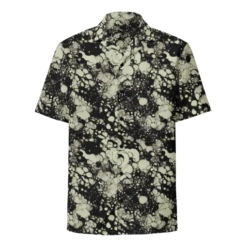 Inkstone Bloom on a Button Shirt