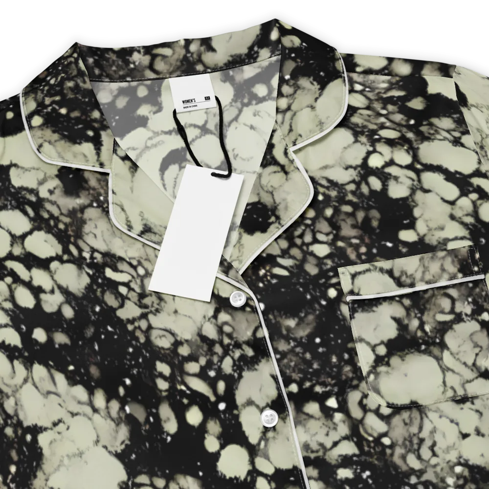 Inkstone Bloom on Women's Short Sleeve Pajama Top — Product details