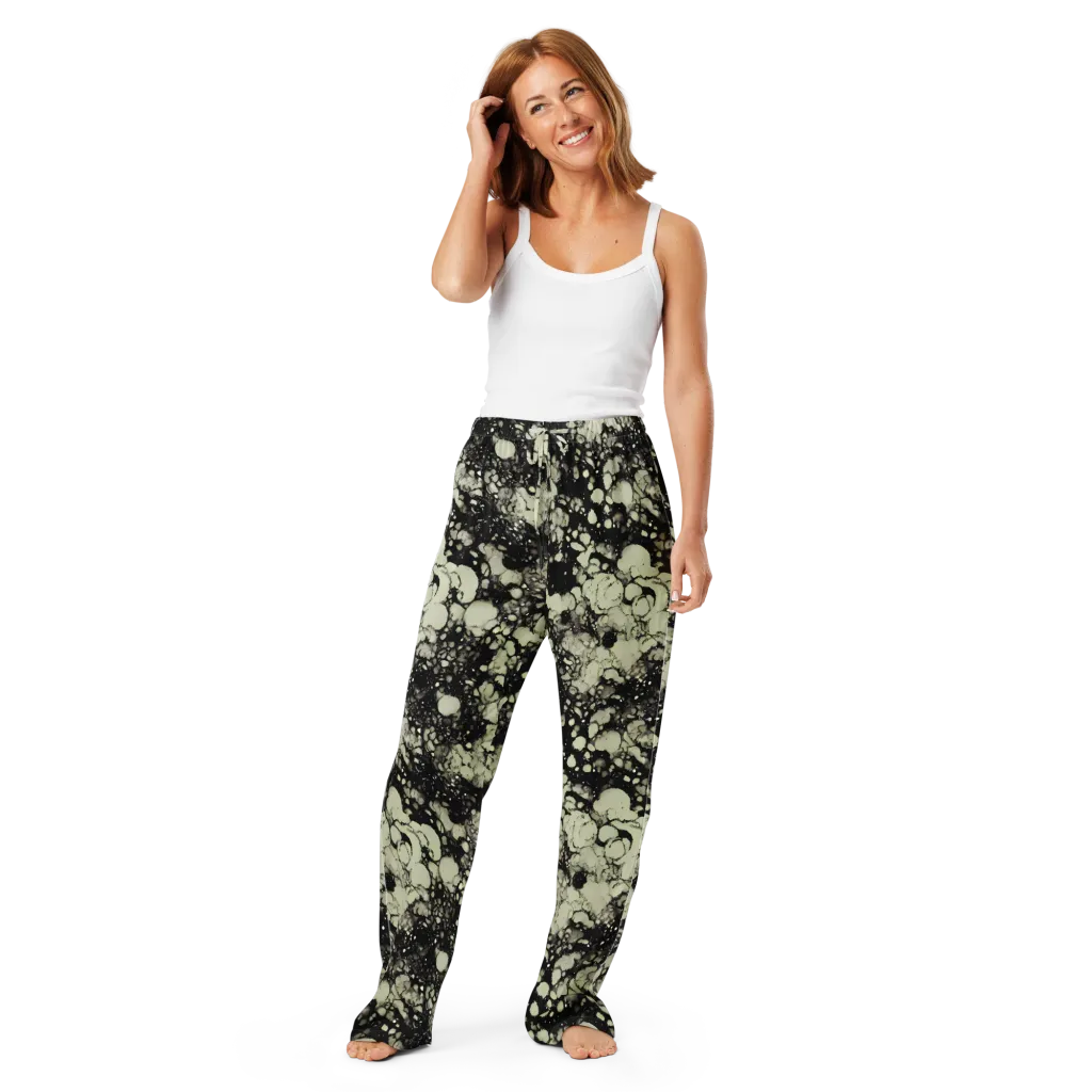 Inkstone Bloom on Women's Pajama Pants — Front