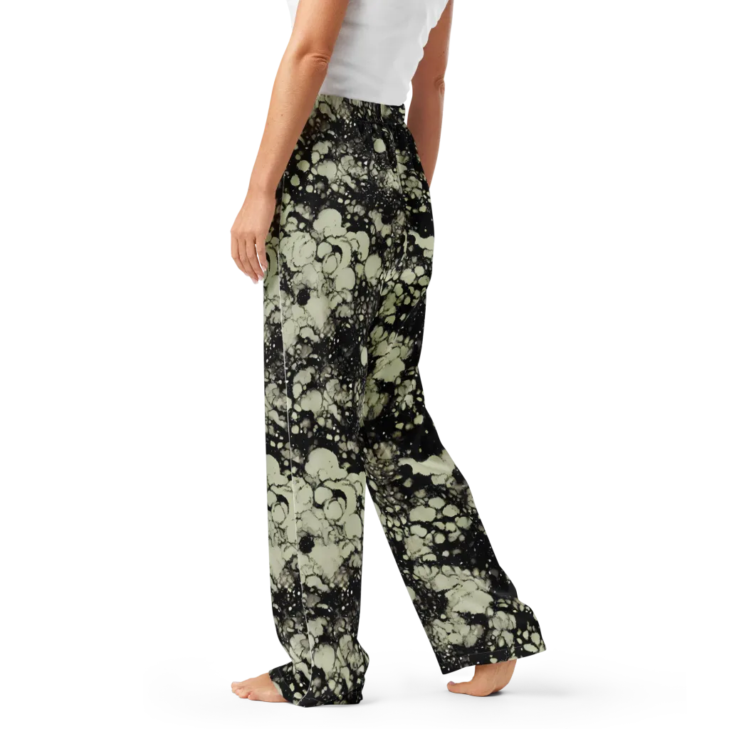 Inkstone Bloom on Women's Pajama Pants — Left