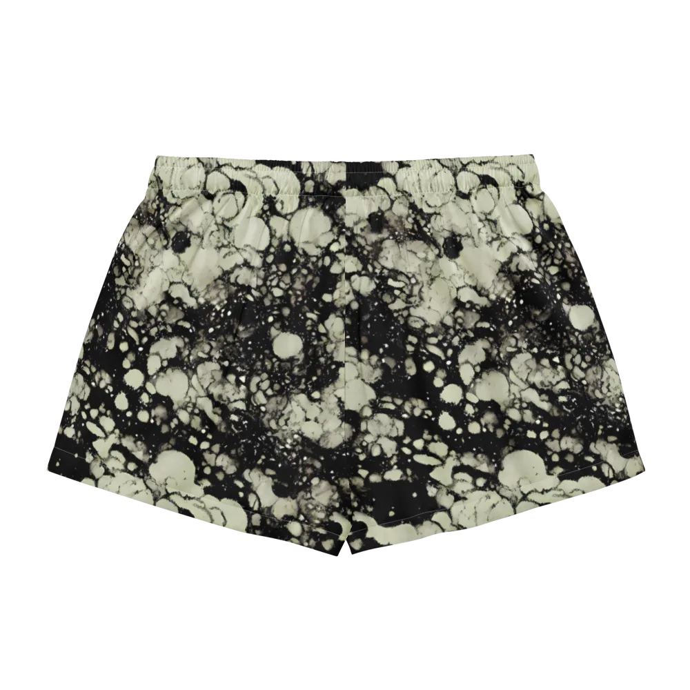 Inkstone Bloom on Women's Pajama Shorts — Back