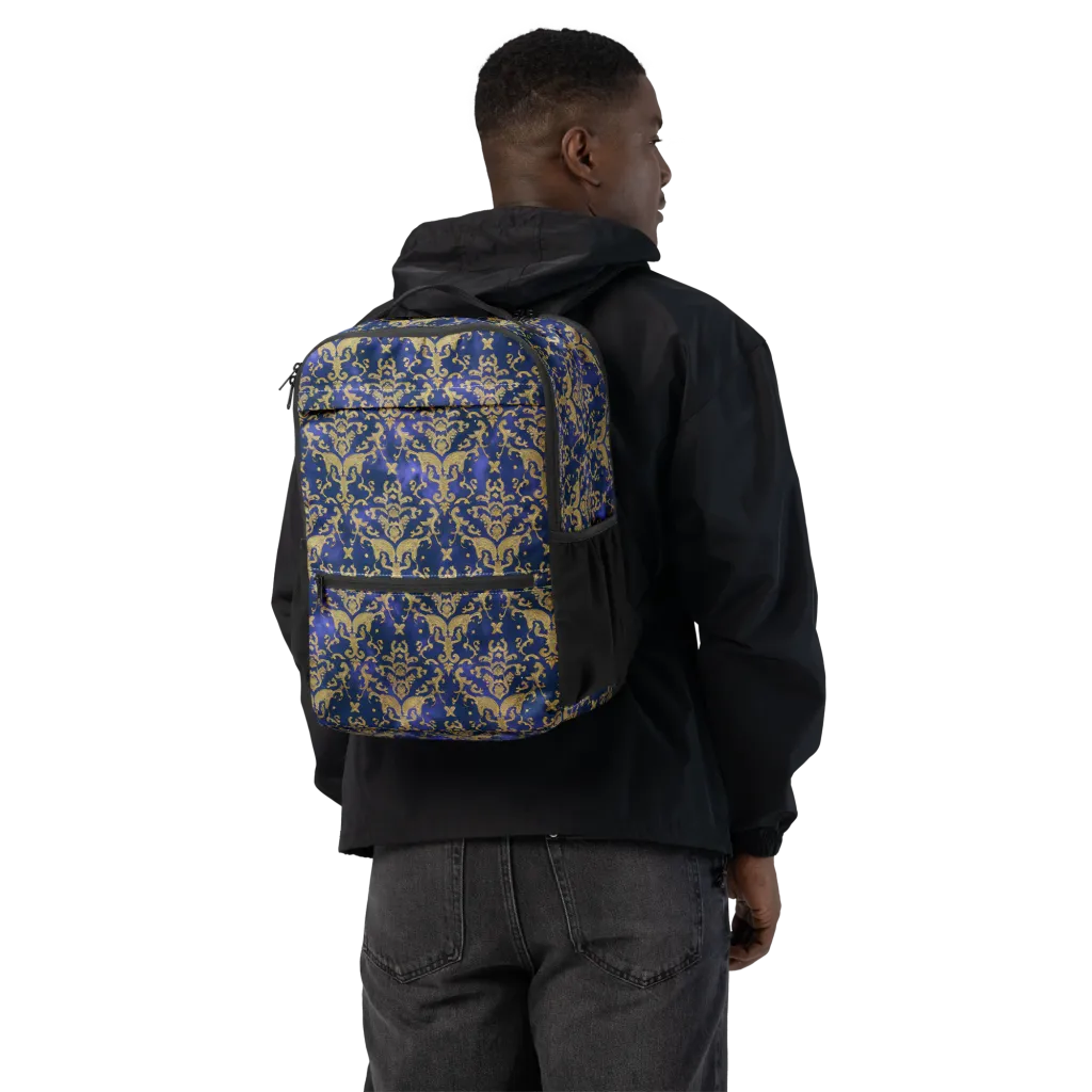 Royal Filigree on Utility Backpack — Back